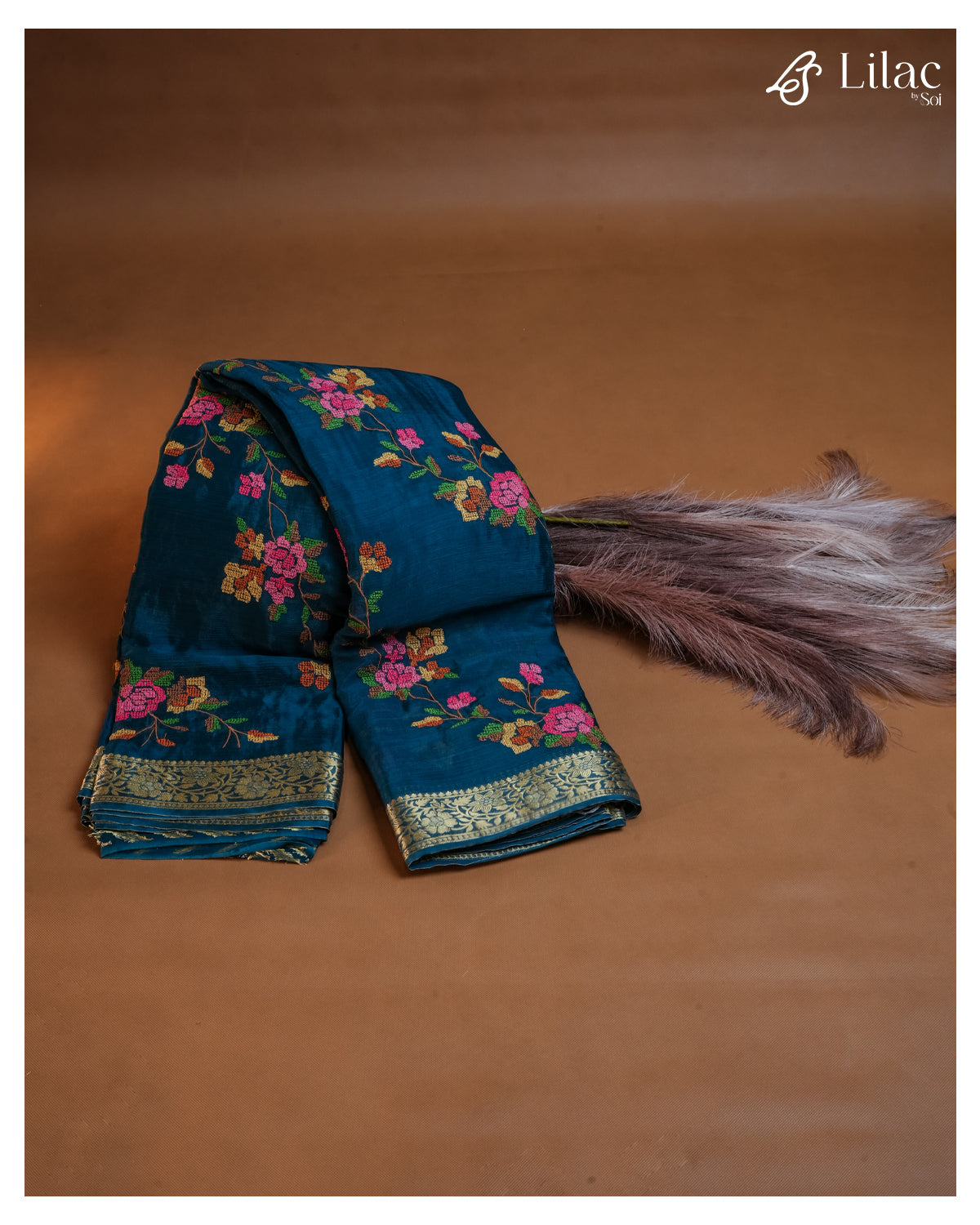 Wrinkle Crepe Embroidery
