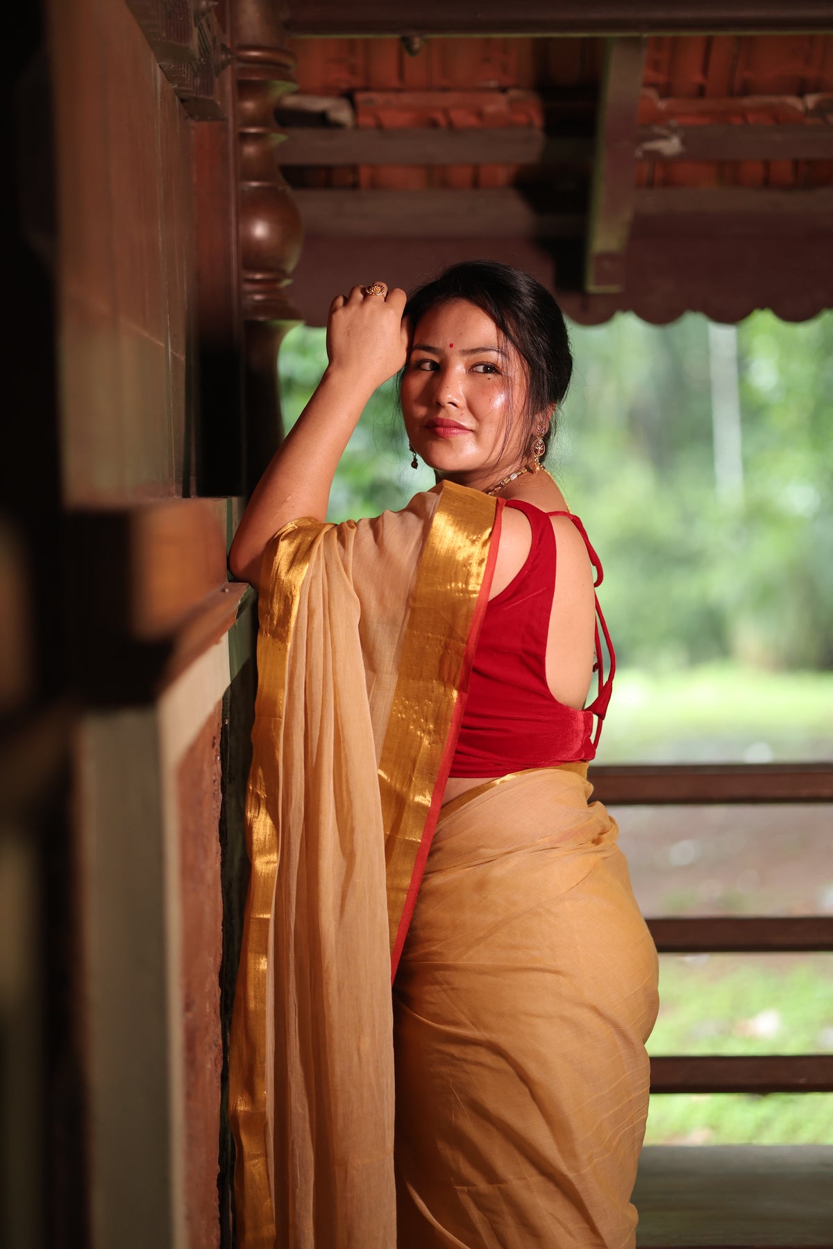 Golden Charm - Mul Cotton