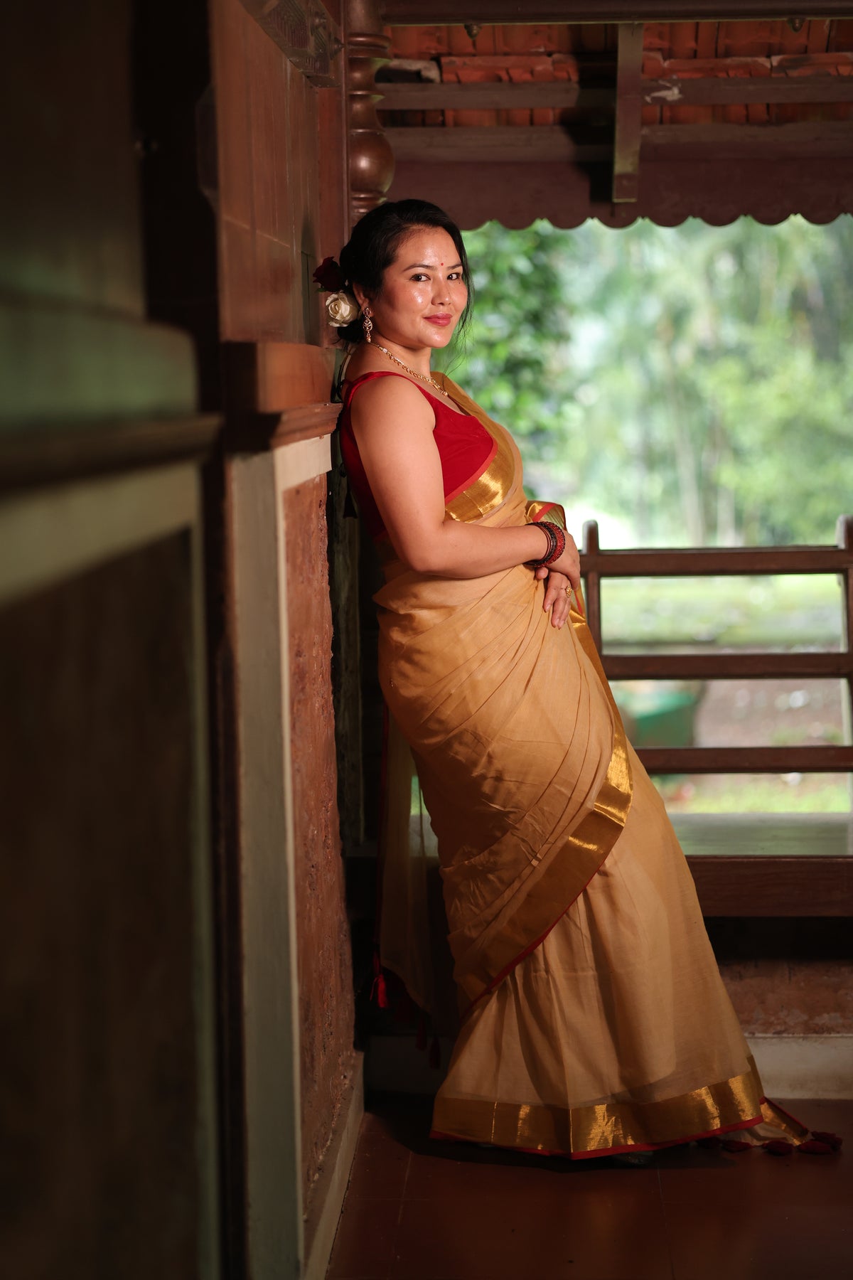 Golden Charm - Mul Cotton