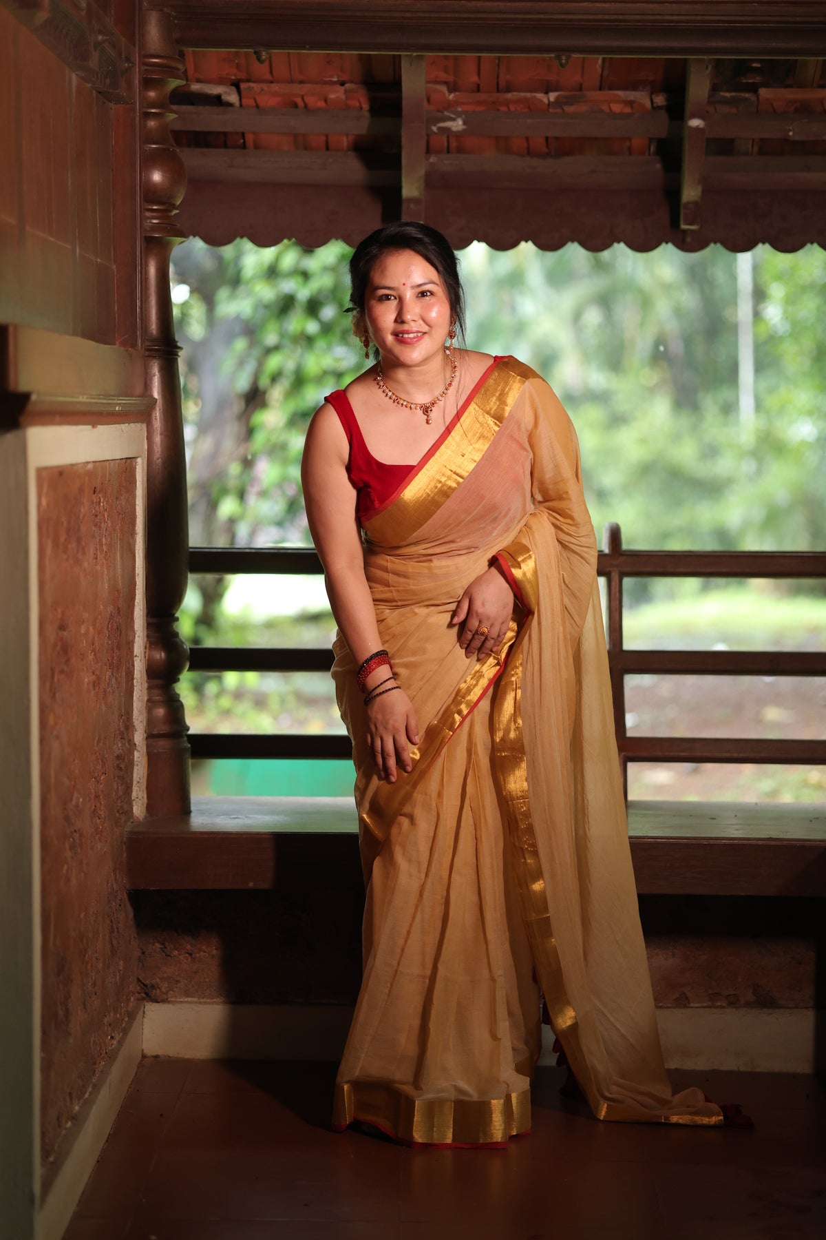 Golden Charm - Mul Cotton