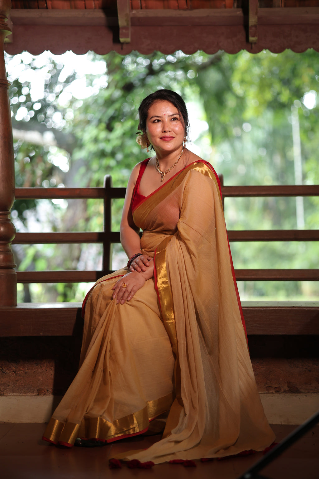 Golden Charm - Mul Cotton