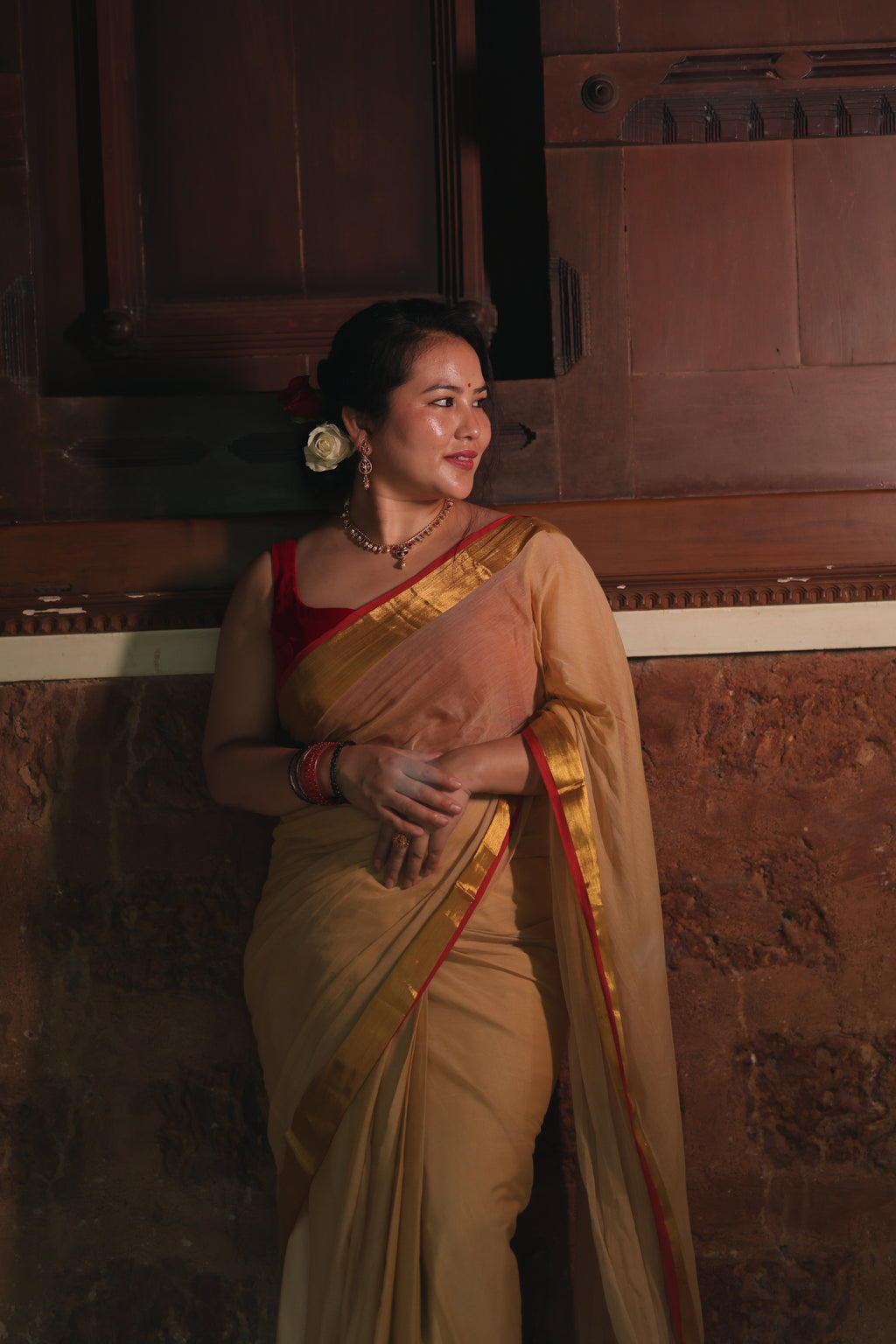 Golden Charm - Mul Cotton