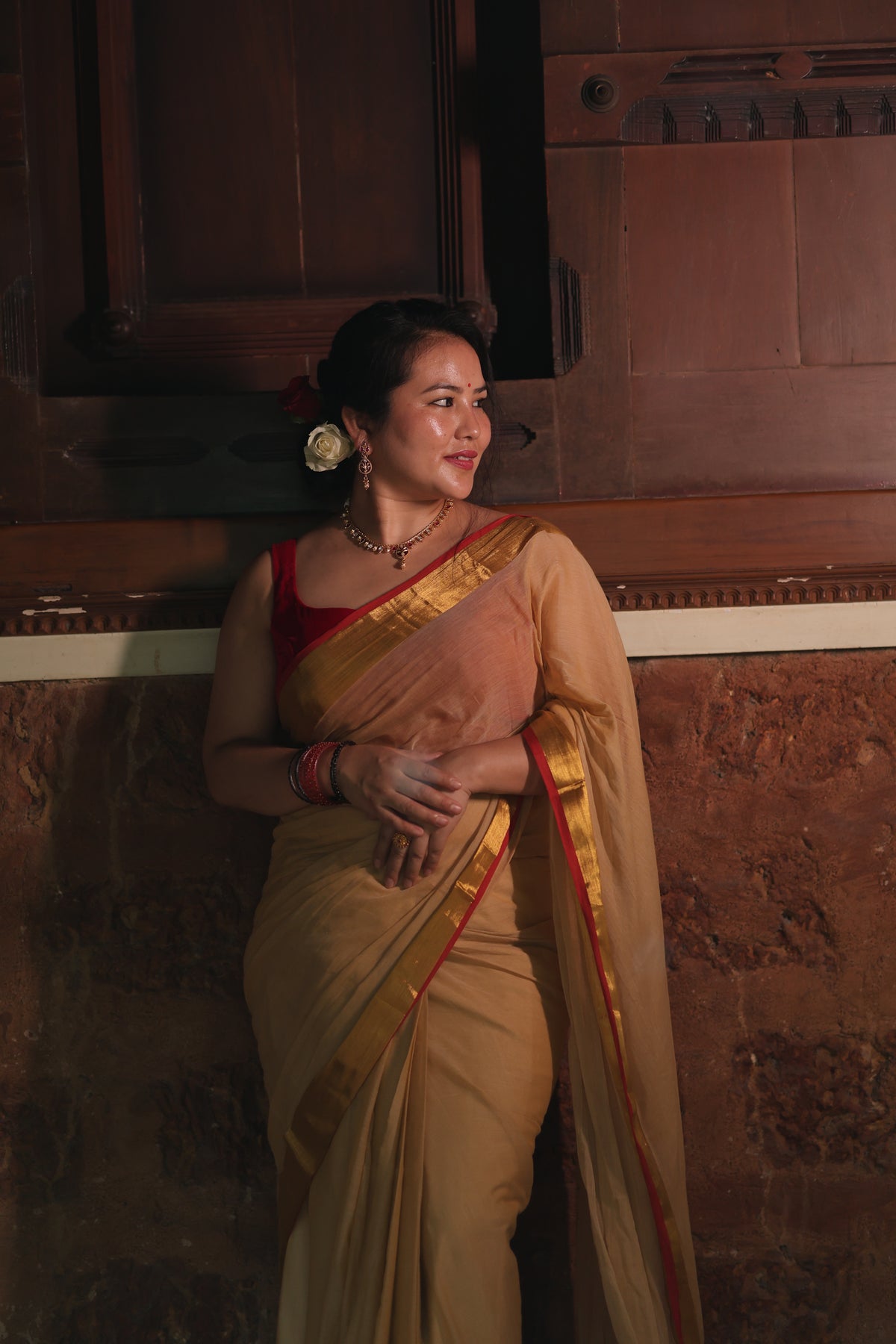 Golden Charm - Mul Cotton